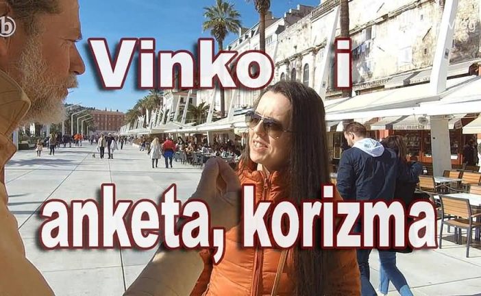 Vinko Gvozdanović radi anketu o korizmi na rivi